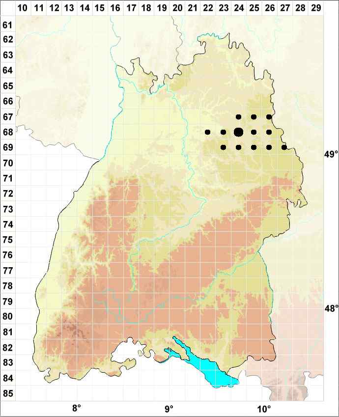 Karte Privatherbar Krieglsteiner, Lothar